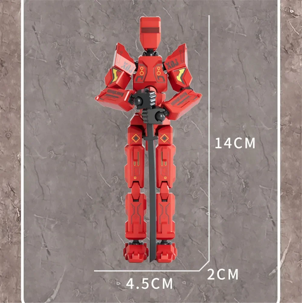 Mecha Titan 13 Action Figures T13 Figure Multi-Jointed Movable Lucky 13 Action Figure Nova Dummy anime figure toy,action figure toy,miniature figurines