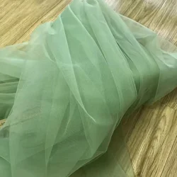 Olive Green Soft Tulle Fabric for Wedding Decor and Craft Projects (Avocado Green)