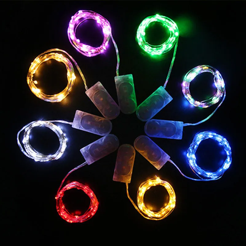 

Fairy Garland for Christmas Tree Wedding Party Decoration CR2032 Battery for Copper Wire String Light 5PCS LED Christmas Lamp