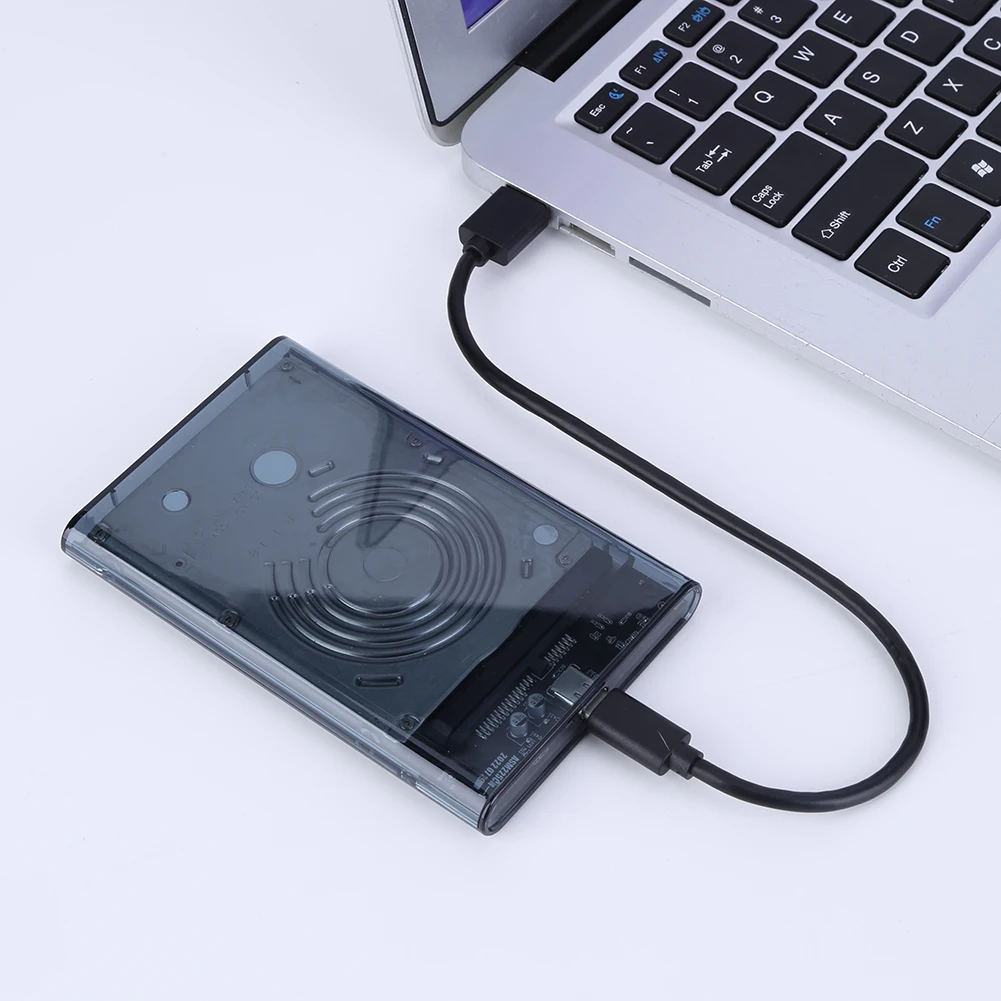 Ʈ ǻͿ  ÷  ÷ ϵ ũ ڽ, SATA to USB3.1, 8TB SSD, HDD ϵ ũ ڽ, USB3.0 to CŸ, 2.5 ġ