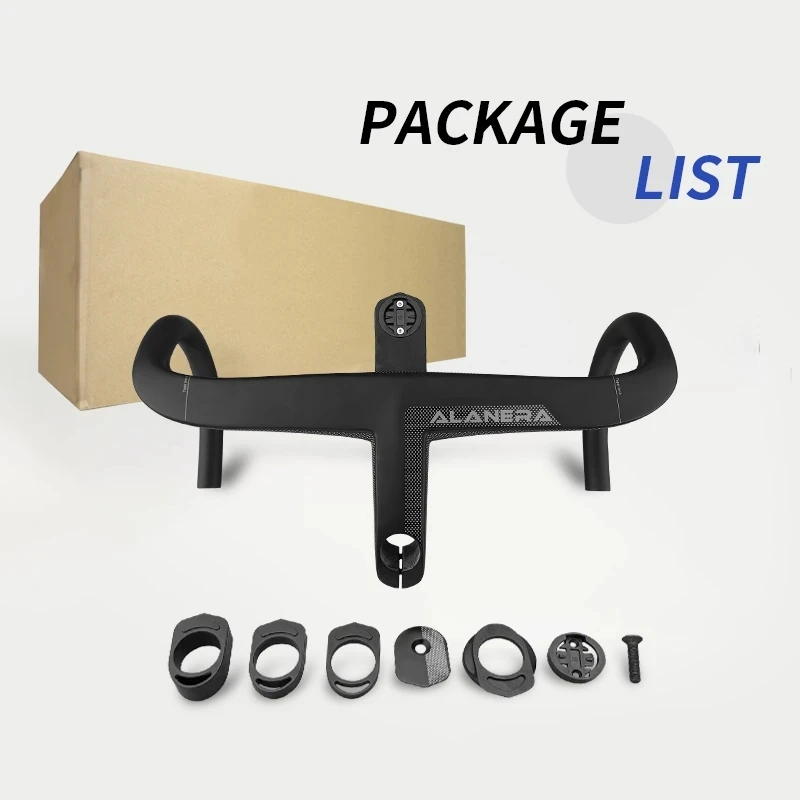 2023 New ALANERA Carbon Road Bike Handlebar For 28.6mm Fork Steer