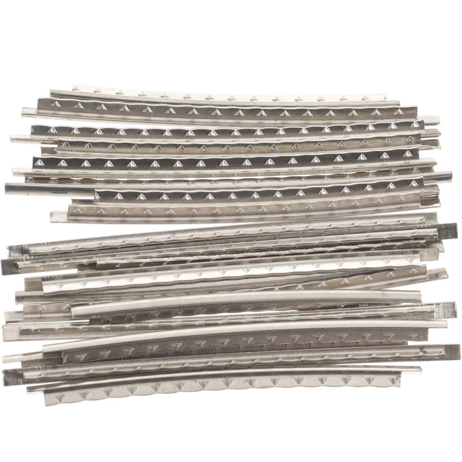 

40 Pcs Acoustic Guitar Frets Fretboard Line Classical Wires White Copper Guitars