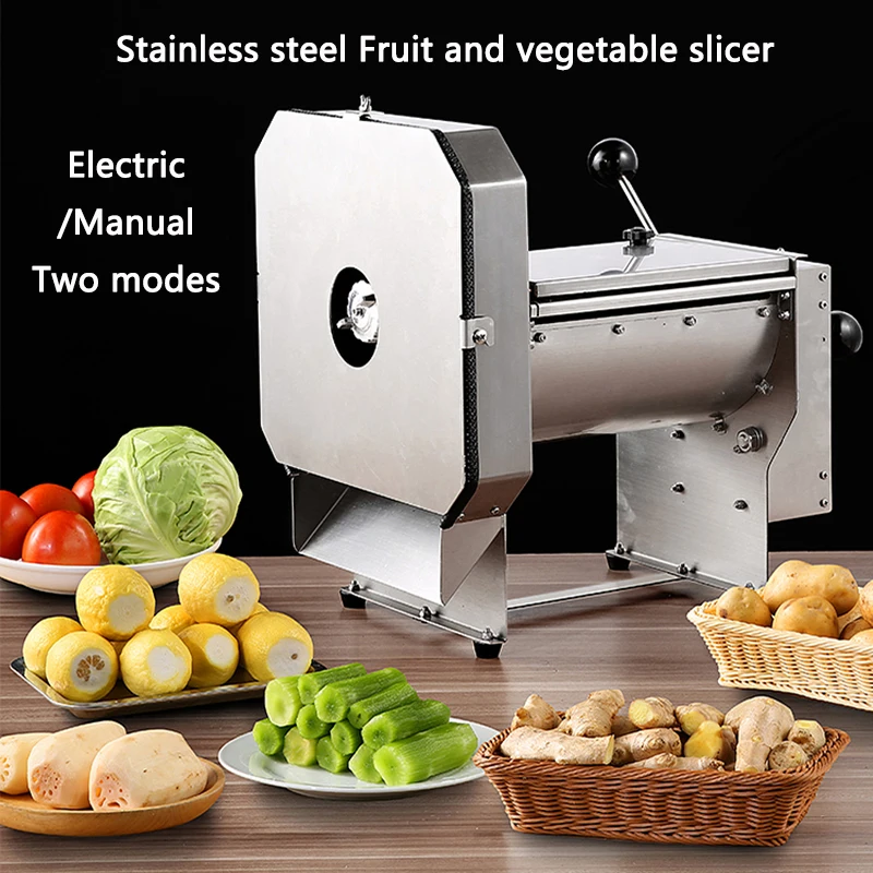 Electric Fruit and Vegetable slicer Commercial Stainless steel