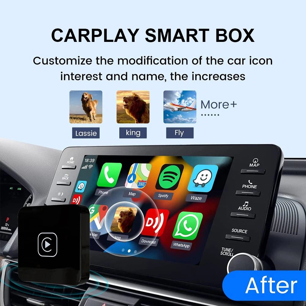 Carplay Wireless Dongle Wifi Bluetooth compatible Auto Connect Wireless