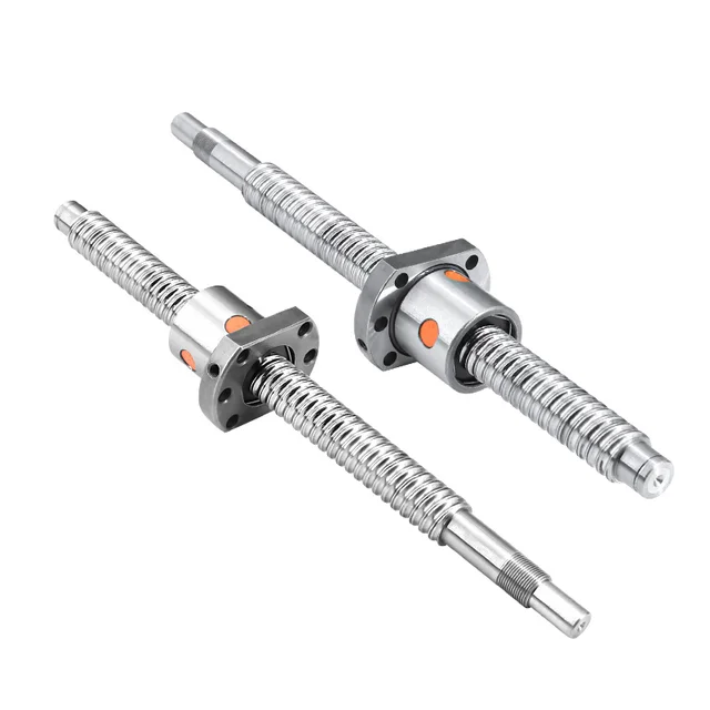 Ballscrew SFU2505 SFU2510สกรูบอล3205 SFU3210 BKBF ปลายกลึง CNC เครื่องใช้สำหรับ3D เครื่องพิมพ์สกรูบอล 1