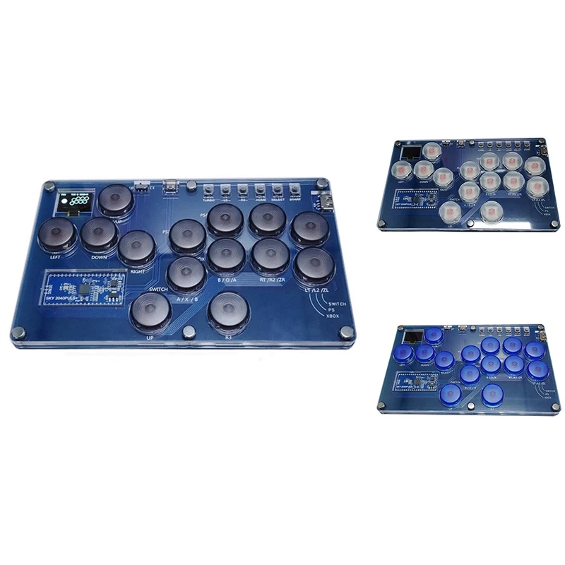 Fight Stick Controller Di Gioco Fight Stick Arcade Joystick Hot-Swap Controller Mini Hitbox Console Per Pc/Switch/Ps3/Ps4 Durevole