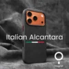 Magnetic ALCANTARA Case for iPhone 17 16 Pro Max 15 14 Luxury Suede Leather Supercar Phone Cases Camera Button Cover