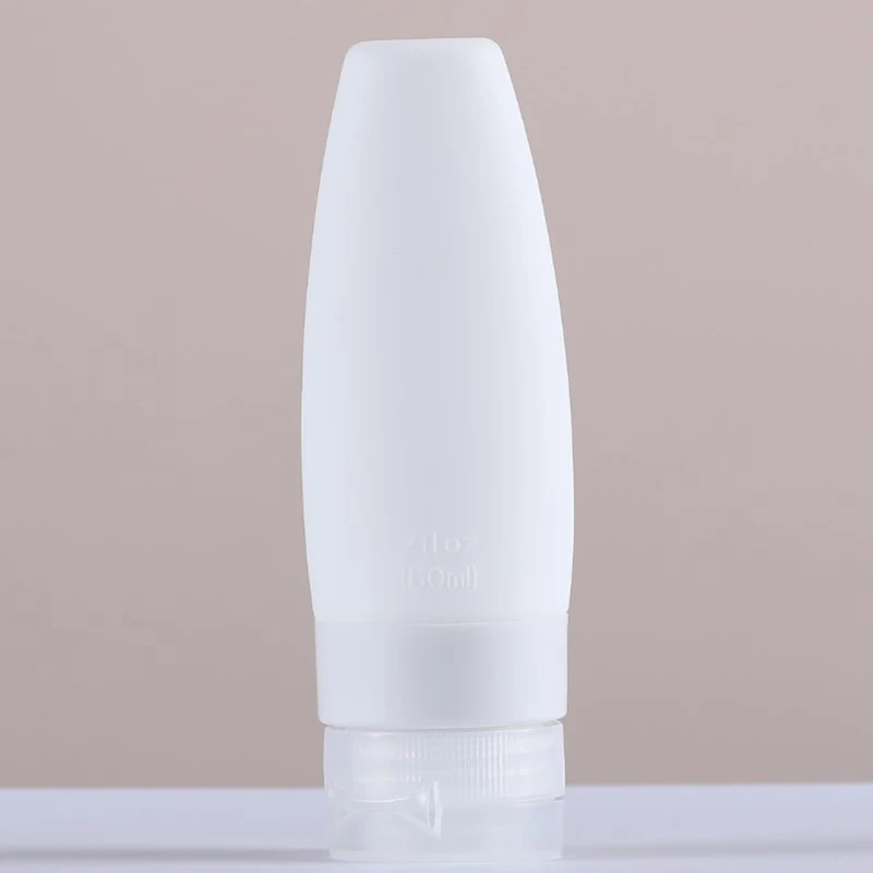 휴대용 실리콘 리필 가능 병, 여행 포장 로션 샴푸, 화장품 스퀴즈 용기, 휴대용 병, 60 ml, 100ml