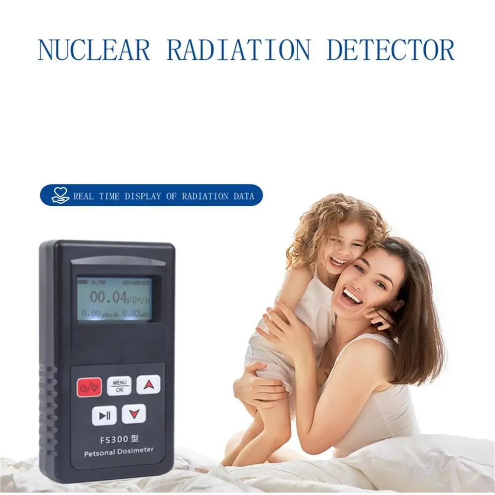 

Geiger Counter Nuclear Radiation Detector Dosimeter Portable Beta Gamma X-ray Radiation Meter Monitor