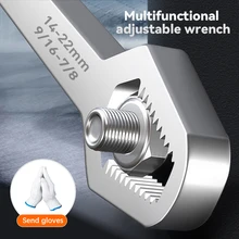 

Double-Head Key Multifunction Torx Wrenches Repair Hand Tools for Car Bicycle Ratchet Wrench Universal Glasses Spanner 8-22mm