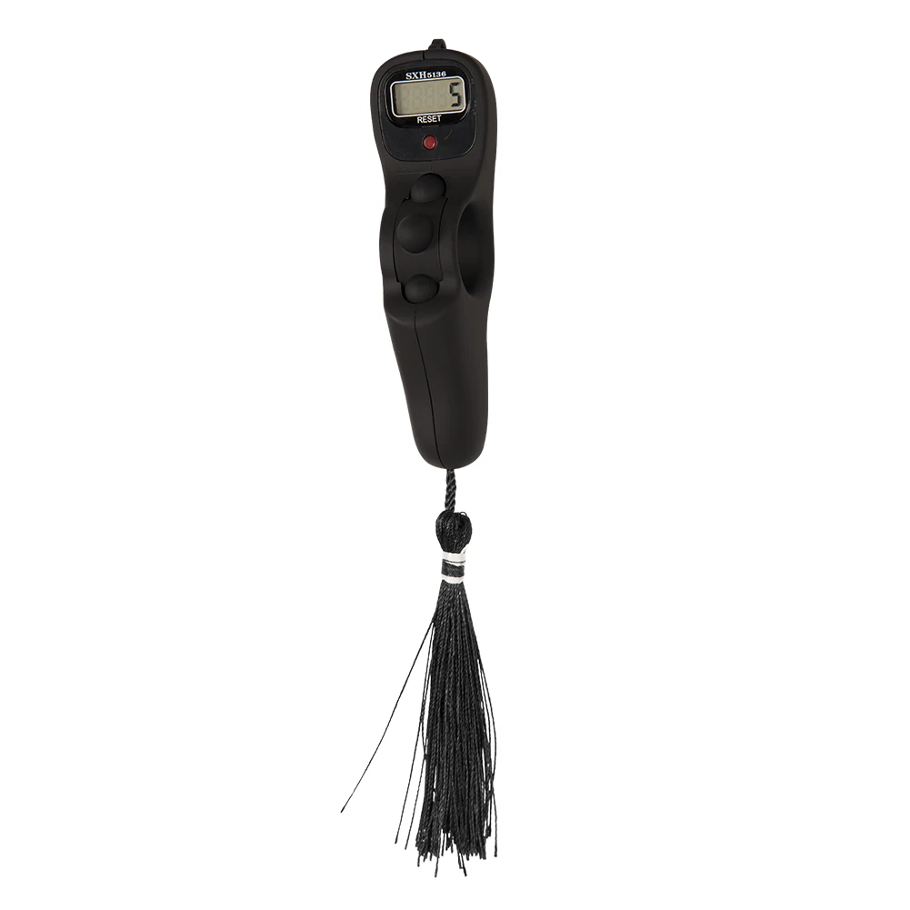 2038P Tassel Decompression  Digital Electronic Rosary Counter for Meditation Practical Digital Beads Timer for Meditation