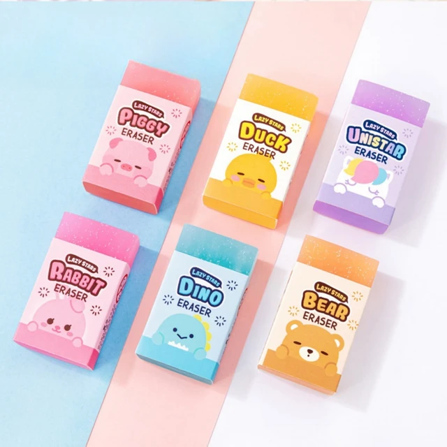 Cute Stationery Erasers Eraser  Erasers Eraser School Supplies - 3pcs Cute  Cartoon - Aliexpress