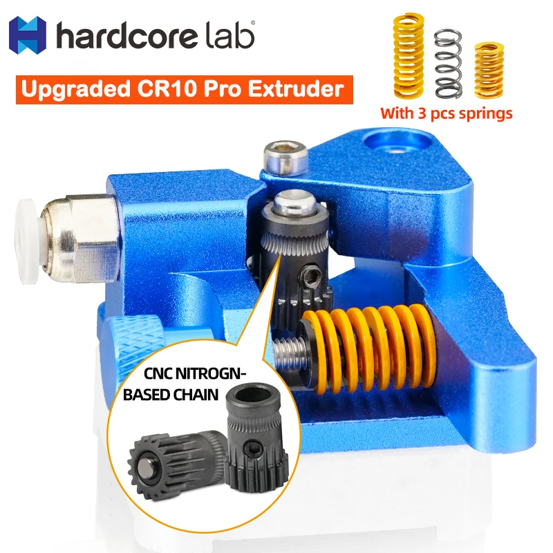 Ender-3 CR10S Pro Upgrade All Metal Extruder CR-10 With RNC Coated Dual Drive Gear For 3d Printer Bowden Direct Extrusion