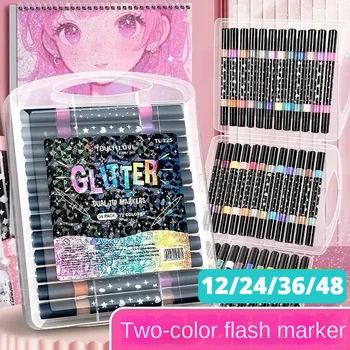 Glitter Dual Tip Paint Markers 1