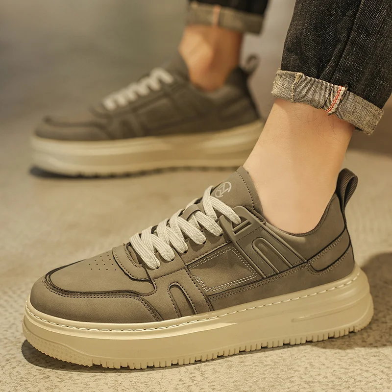 

Hot-selling Low-top Men's Casual Sports Shoes Spring New Thick-soled Comfortable Men's Shoes Classic Lace-up Breathable Shoes