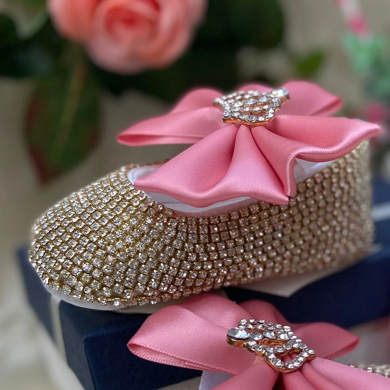 dollbling-baby-girl-leopard-design-luxury-crown-ring-diamond-bling-ballerina-shoes-first-communion-outfit-nursery-decoration