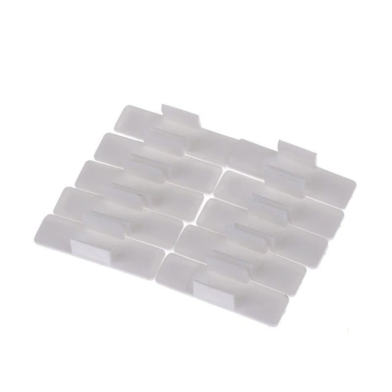 10pcs Self Adhesive Pen Holder Pencil Clip  Desktop Fixed Pen Case Office School Supplies 6