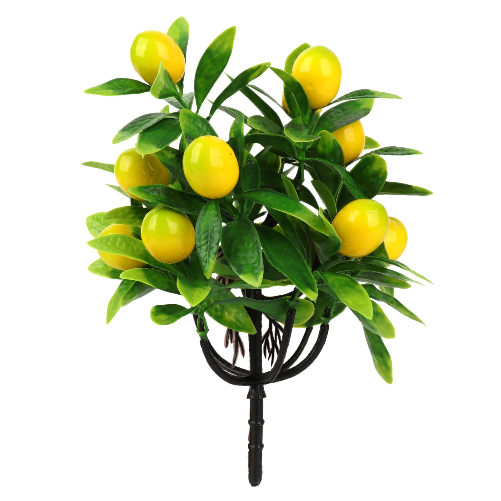

7/12 Head Artificial Fruits Kumquat Plants Branch Foam Lemon Plastic Home Decorations Table Ornament Photography Props