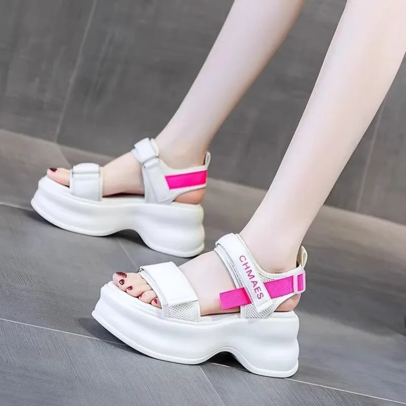 

Platform Sandals for Summer Women Fashion Designer Peep Toe Heeled Sandals Woman Comfort Casual Sports Beach Shoes Footwear