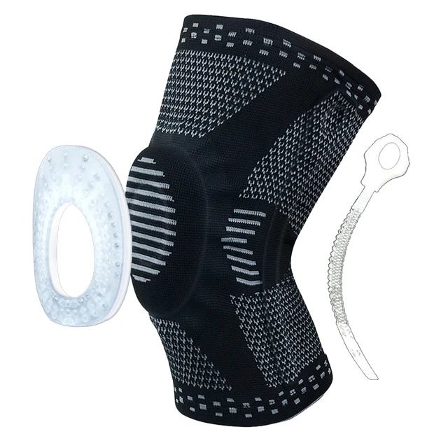 Tcare 1 Piece Professional Compression Knee Brace Support for Arthritis Relief, Joint Pain, ACL, MCL, Meniscus Tear Post Surgery Black - 1 Piece