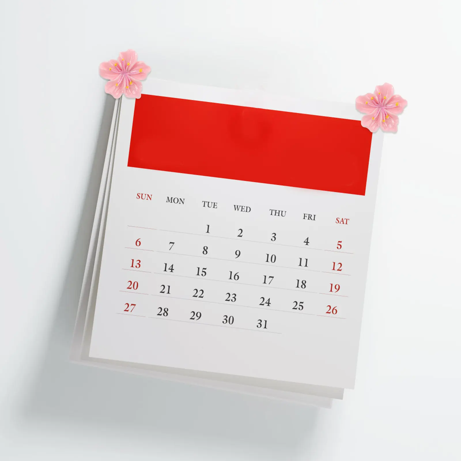 20개입 핑크 꽃 모양 푸시핀 - 꽃무늬 장 압정, 사무실 및 가정 장 귀여운 압정, 사진용