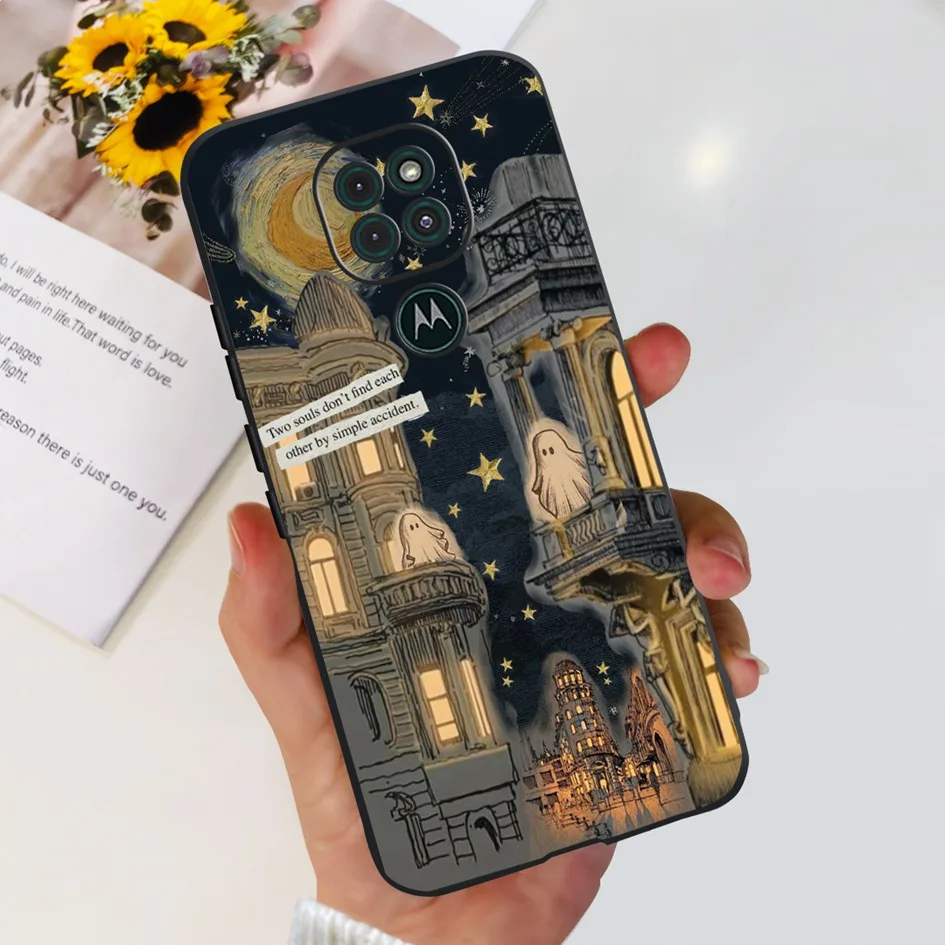 Elegant Flower Soft Silicone Case - Motorola Moto G9 Series