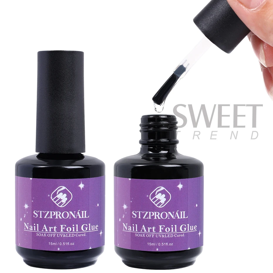 1/2pcs 15ml Nail Art Transfer Foil Gel Nail Polish Starry Sky Paper Adhesive Gel Lacquer Soak Off Tools For Manicure Decoration