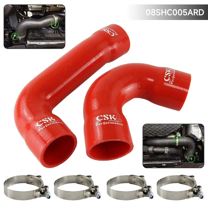 Silicone Intercooler Intake Hose Clamps Kit  For Audi A3/S3 / VW Golf GTI R MK7 1.8T 2.0T TSI