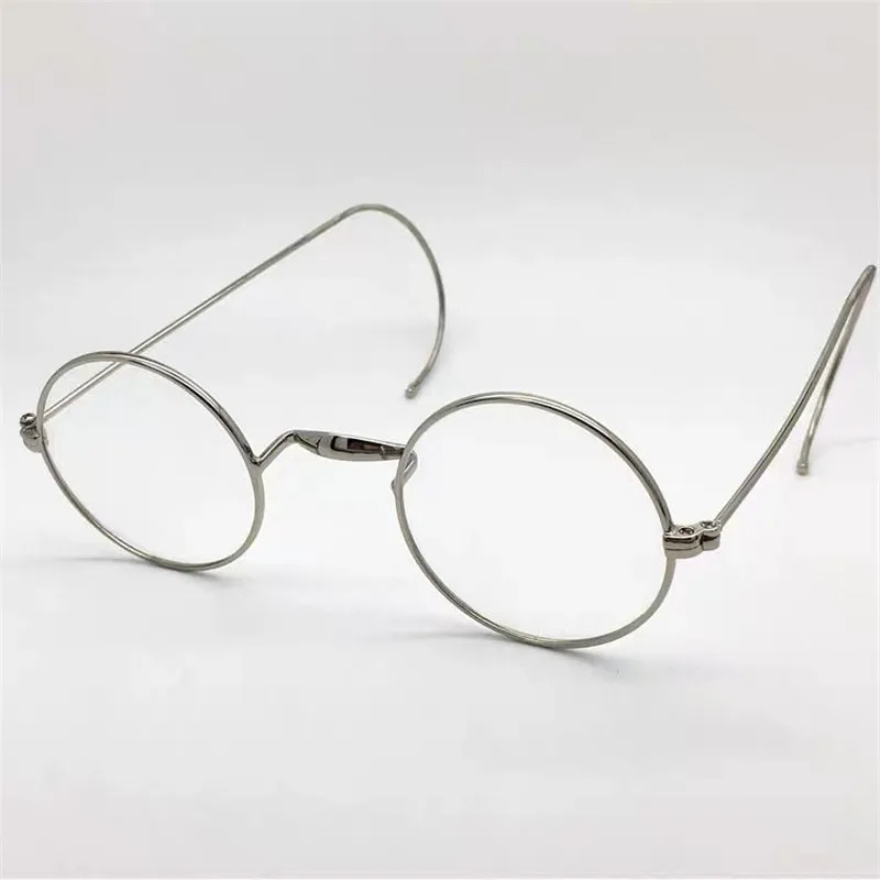 

Zerosun Vintage Round Eyeglasses Frame Male Women Glasses Myopia Men Anti Reflection 0 -150 200 250 300 Prescription Spectacles