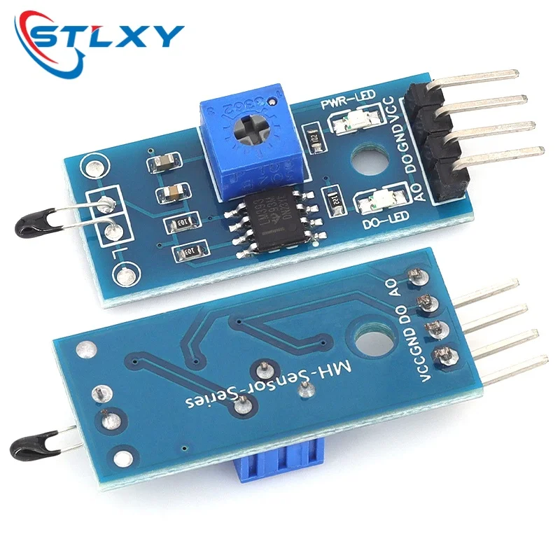 【Storewide Sale】 3/4 LINE Thermistor temperature sensor module thermal sensor module DO the digital output/temperature control switch For Arduino