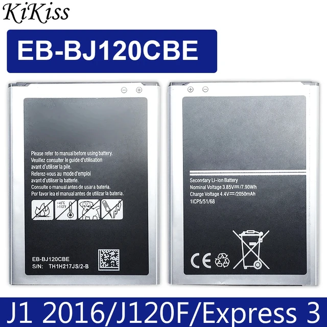 EB-BJ120CBE Battery For Samsung Galaxy J1(2016) J120 J120F J120A J120T J1  Version Express 3 2050mAh EB BJ120CBE +Tracking NO - AliExpress