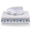 A1 High-grade silver gold tissue box metal paper tray napkin storage box car tissue box holder wx11081134 1