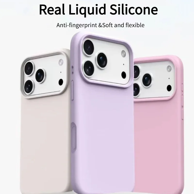 Original Premium Liquid Silicone Phone Case - Anti-Drop, Slim Protective Cover with Skin Feel Finish