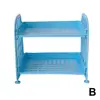 Ins Cute Room Storage Organizer Storage Rack Kawaii 2 Storage Rack Desktop Layer Storage Bathroom Jewelry Rack Shelf Cosmet W7S0 5
