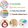 Children Wooden Abacus Montessori Math Toys Number Study Calculation Play 1 to 100 Kindergarten Math Counting Educational Toys 6