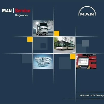 Camion MAN-Cats II Software per strumenti diagnostici v14.01.00 [2014] Strumento di riparazione auto per veicoli e motori pesanti