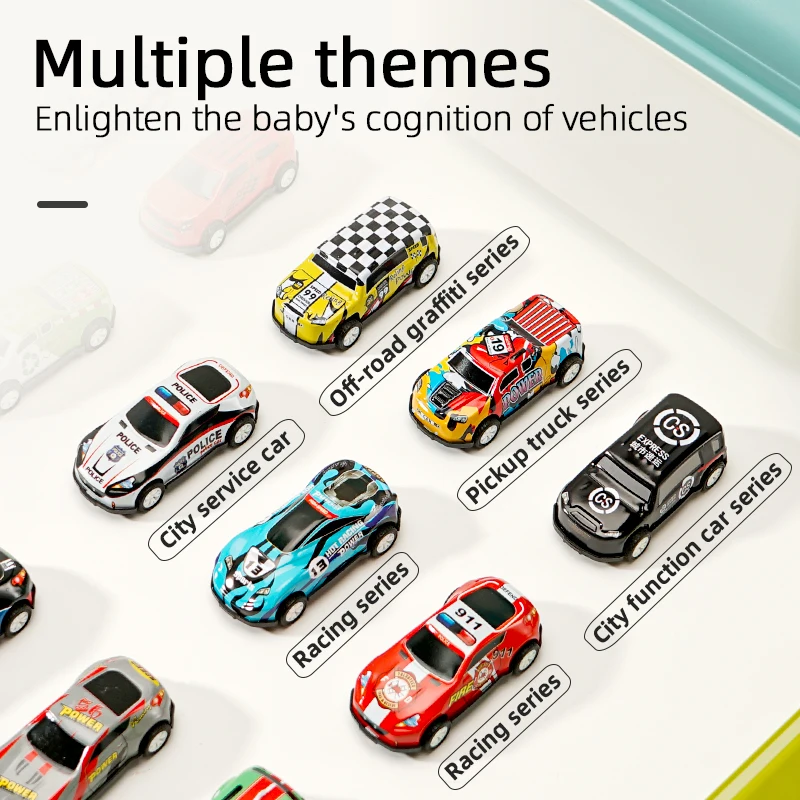 Speelgoed Auto Legering Kinderen Jongen Baby Terugtrekken Auto Educatief Set Mini Model