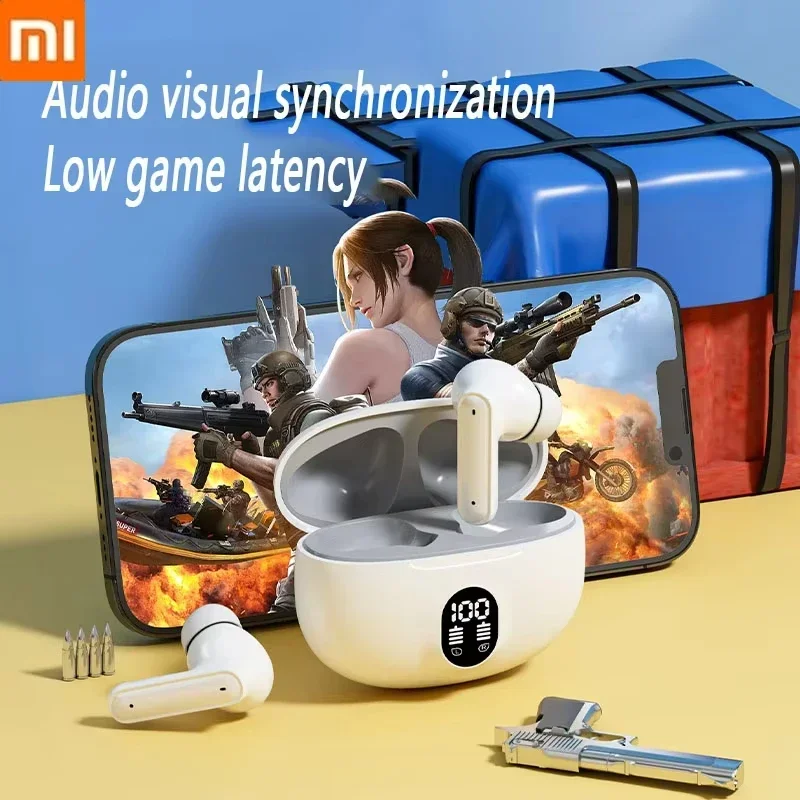 XIAOMI 895B Wireless Headsets Bluetooth Earphone 5.3 ENC Earbuds LED Power Display TWS Sport Headphone with Mic for Smart Phone 3