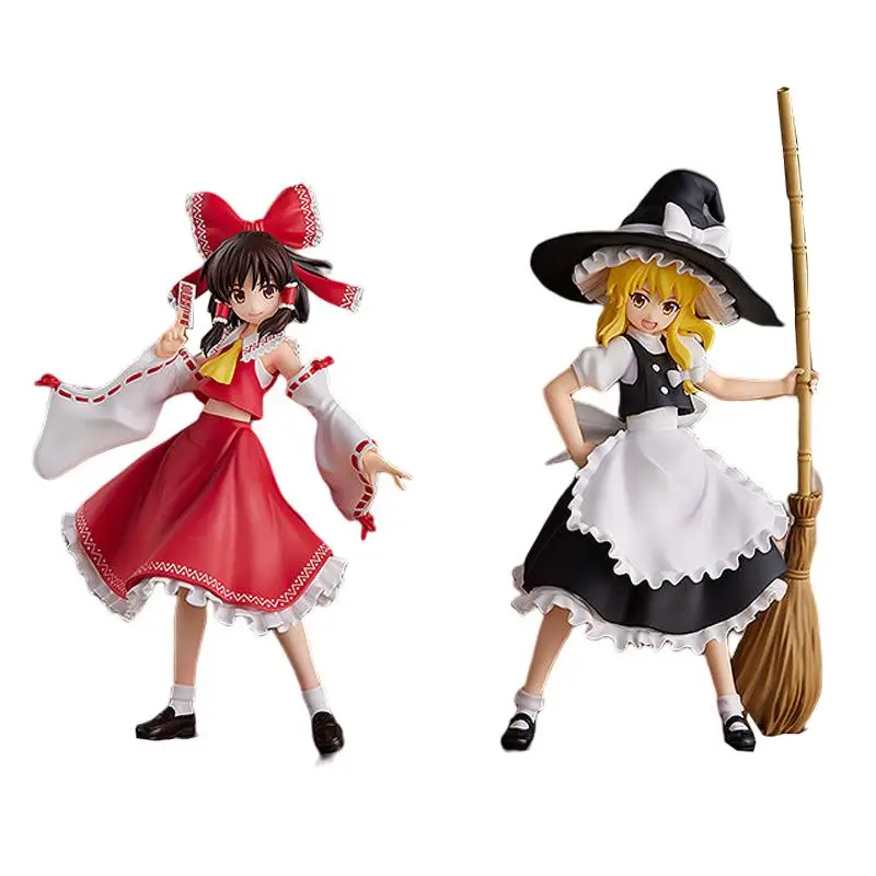 

Touhou Project Hakurei Reimu Kirisame Marisa Game Perimeter Collection 17Cm Model Anime Figure Toy Desktop Decorations In Stock