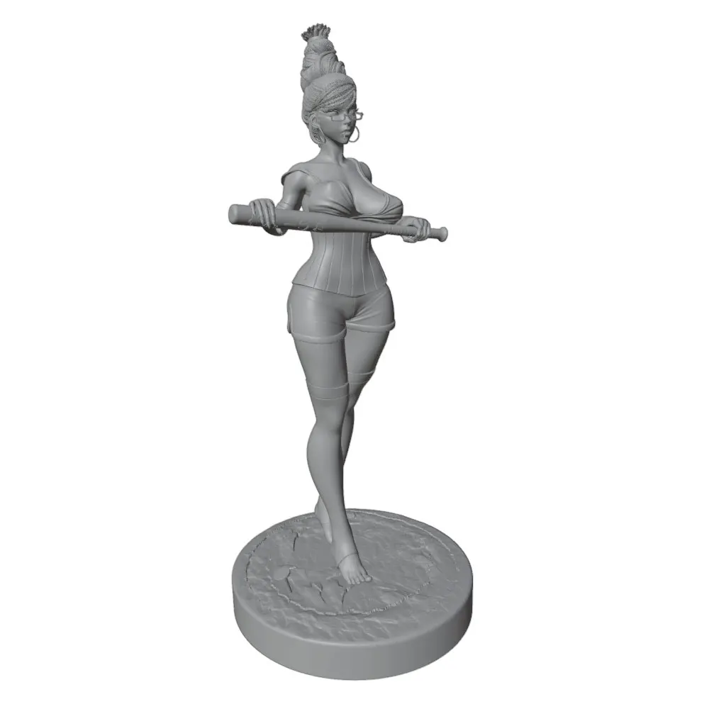 1/24 Resin Figure - Artistic Anime Character Unassembled & Unpainted Statue