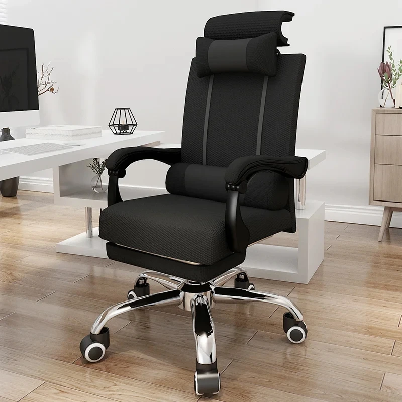 Floor Designer Office Chair Cushion Back Support Luxury Ergonomical Study Chair Foot Rest Cadeira De Escritorios Furnitures