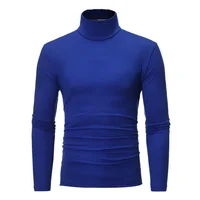 Spring Autumn Thin Men Pullovers Sweaters Turtleneck Knitted Sweater For Men Cotton Clothing Male Sweaters Full Black White Tops 1