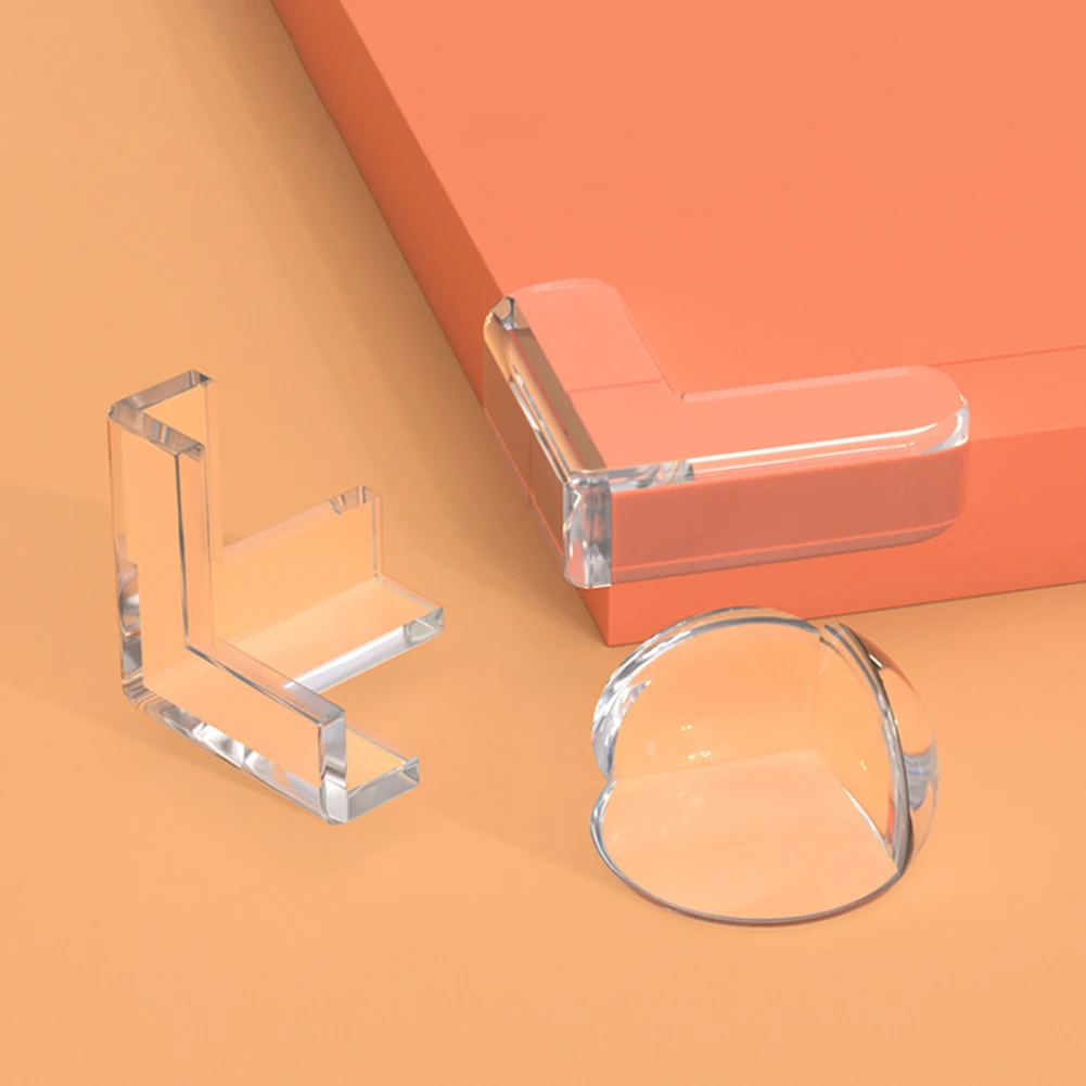 Description Picture 3 of itemTable Corner Corner Edge Covers Furniture Edge Cover Pads Home Hardware Decks 4 Pcs High Quality PVC High Quality