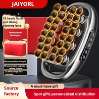 32 Massage Heads Massage Gun Deep Tissue Muscle Professional High Quality Wireless Frequency Vibration Red Light Masajeador
