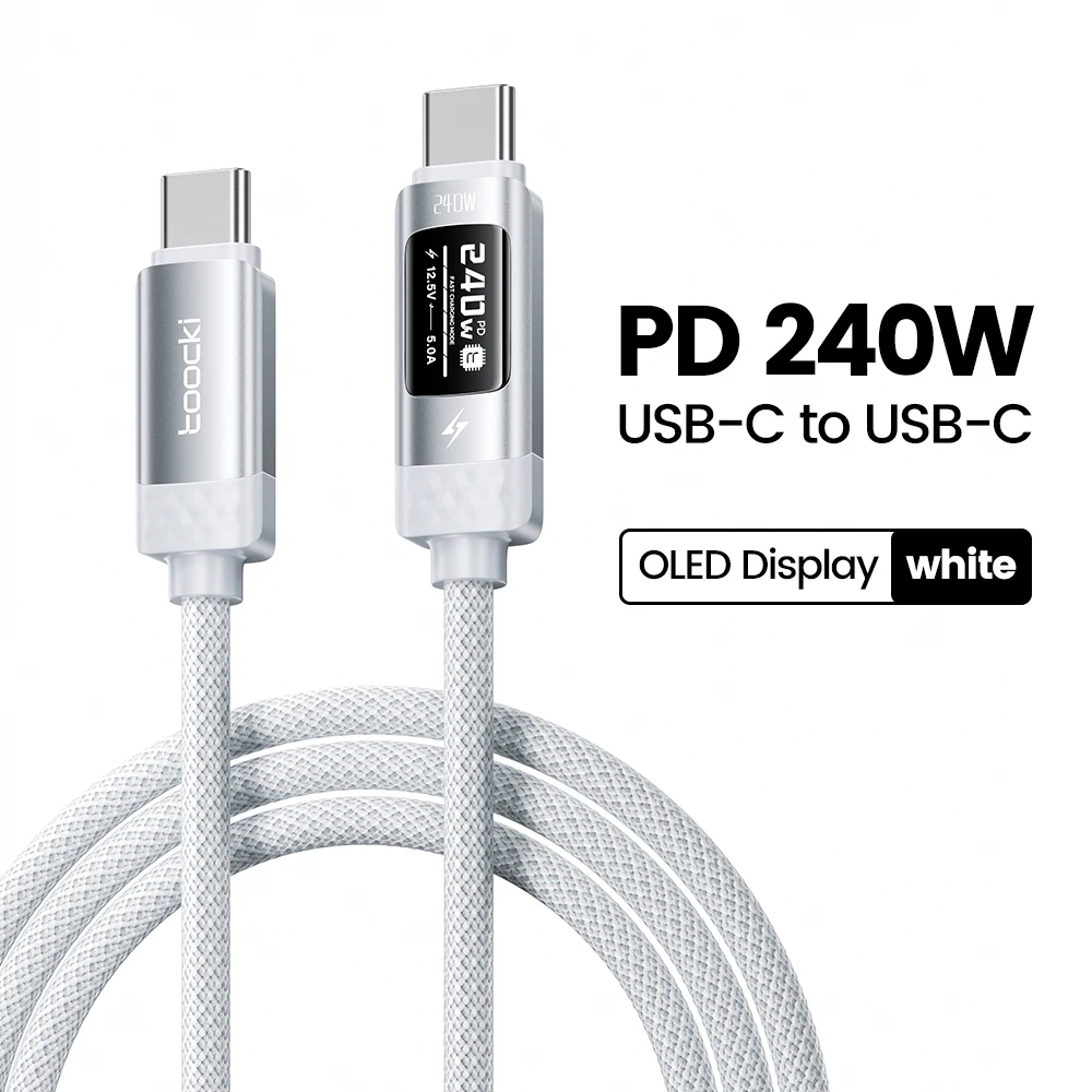 ตัวเลือกสินค้า สายชาร์จ USB-C 240W พร้อมหน้าจอ OLED