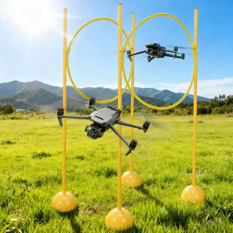 Drone Obstacle Course Kit Easy To Build Drone Race Track Obstacle Kit Drone Racing Obstacle Course for Age 6-12 Kids or Adults