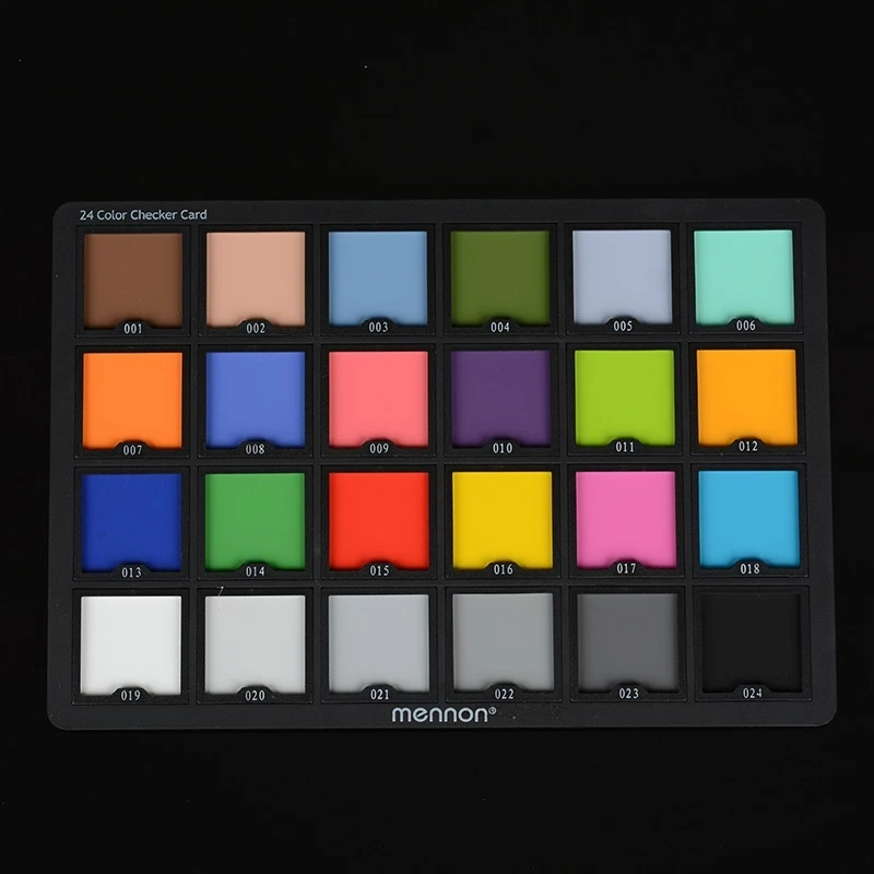 Professional 24 Color Card Test for Superior Digital Color Correction RFN-027 Card for Studio Video Photography Accessory