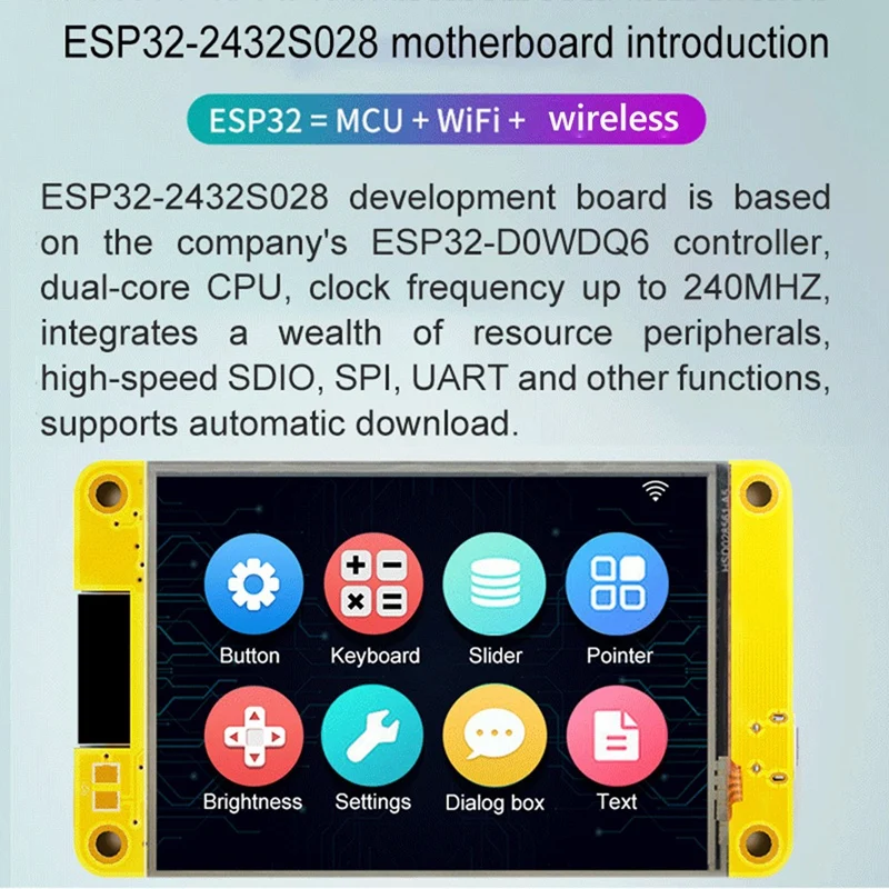 LCD TFT ġ ÷ ũ ,  ݼ  ũ , ESP32  ,  , 2.8 ġ, 240X320