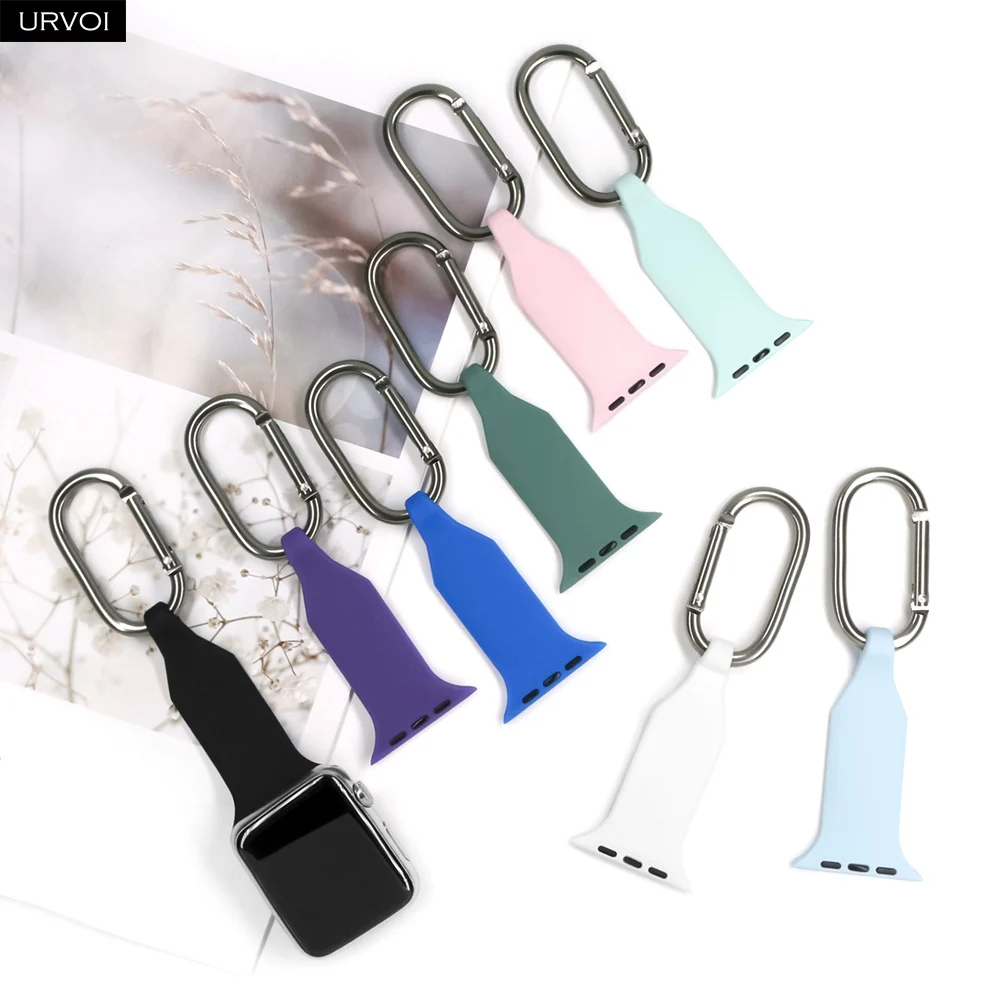 Premium Silicone Sport Watch Band with Metal Hanger