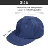 Big Size Corduroy 6 Panel Cap for Men Cotton Mid-Profile Hip-Hop Cap Unstructured Flat Visor Comfortable Breathable Snapback Hat 2